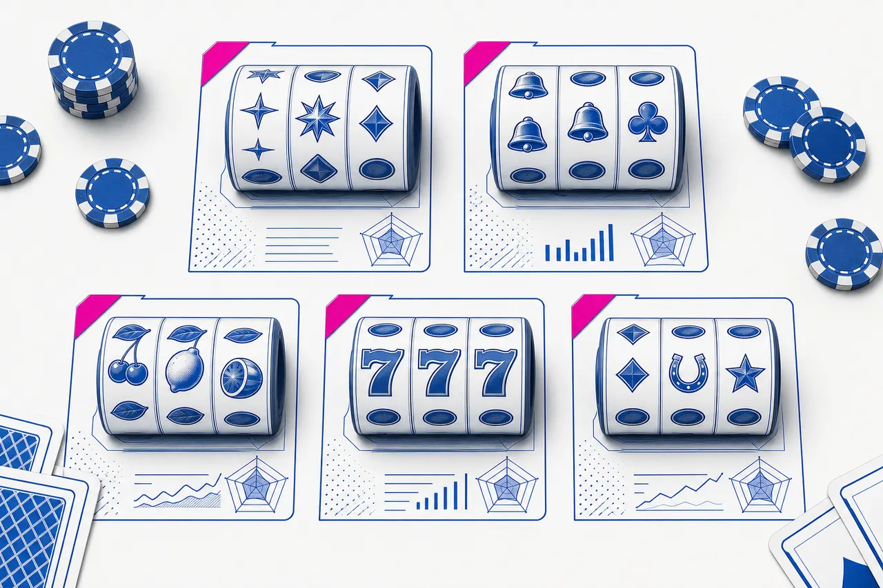 Editorial casino imagery used to illustrate game studio comparison