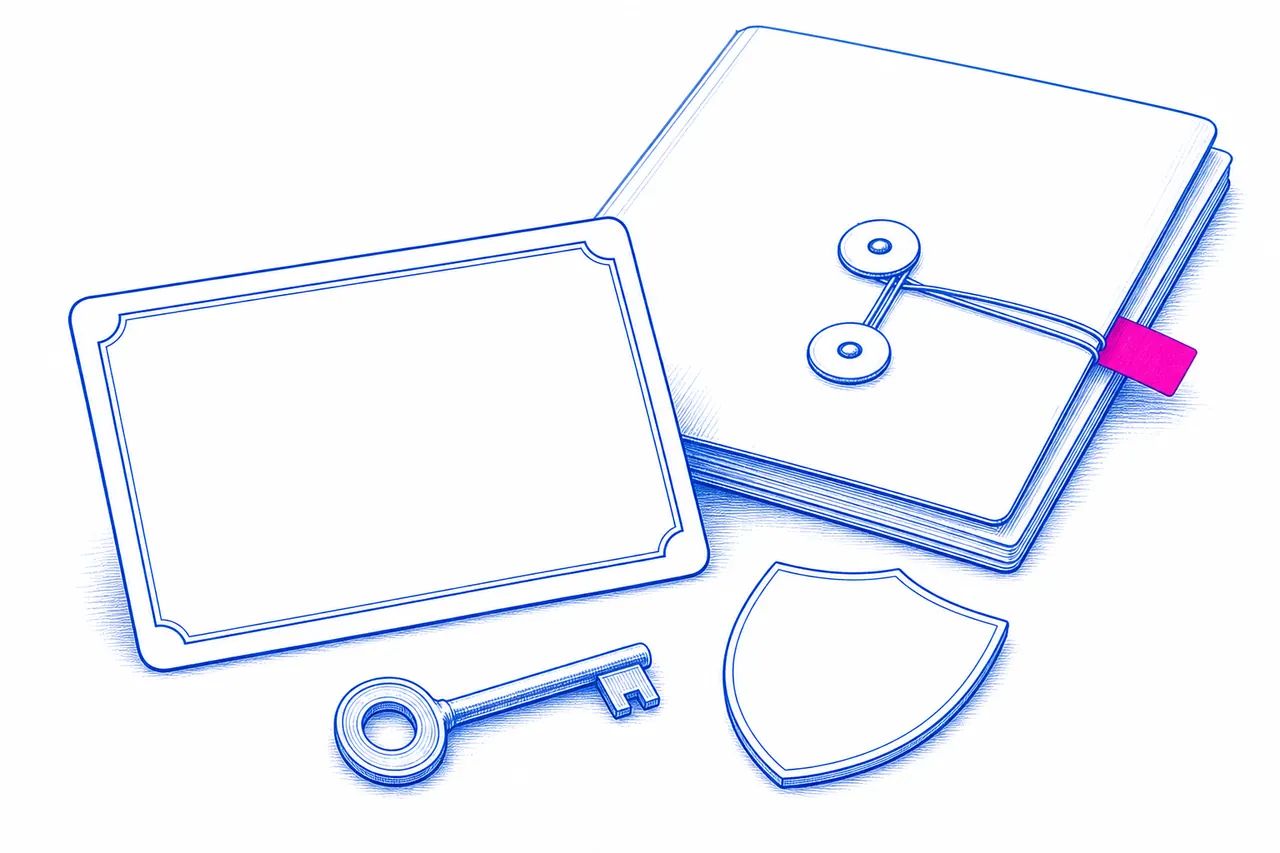 Abstract editorial image representing restrained data handling
